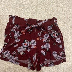 Maurices Flower bag shorts
